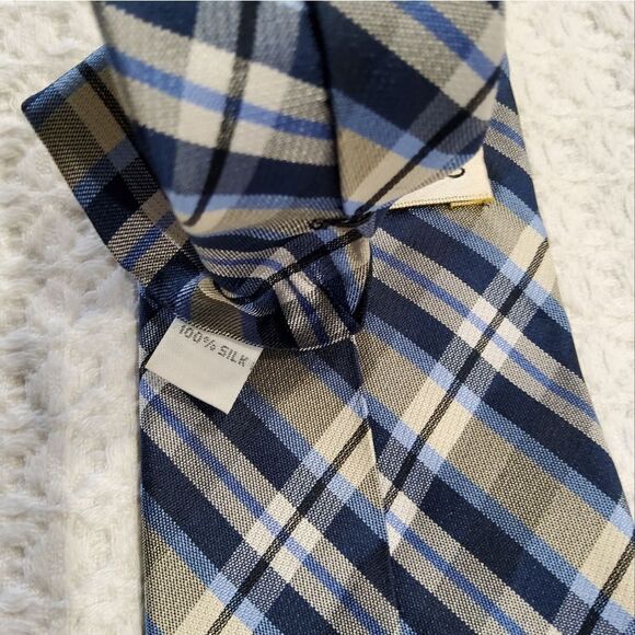 Burma Bibas Plaid Narrow Tie - Picture 3 of 7